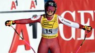 Stephanie Venierová ve sjezdu žen na MS v Saalbachu 2025