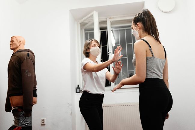 Nácvik pohybu v postoji