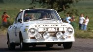 Posádka Haugland-Sanders na páté rallye Škoda v roce 1978 - opět s modelem 130 RS. Šlo o nejoblíbenější Norovu škodovku.