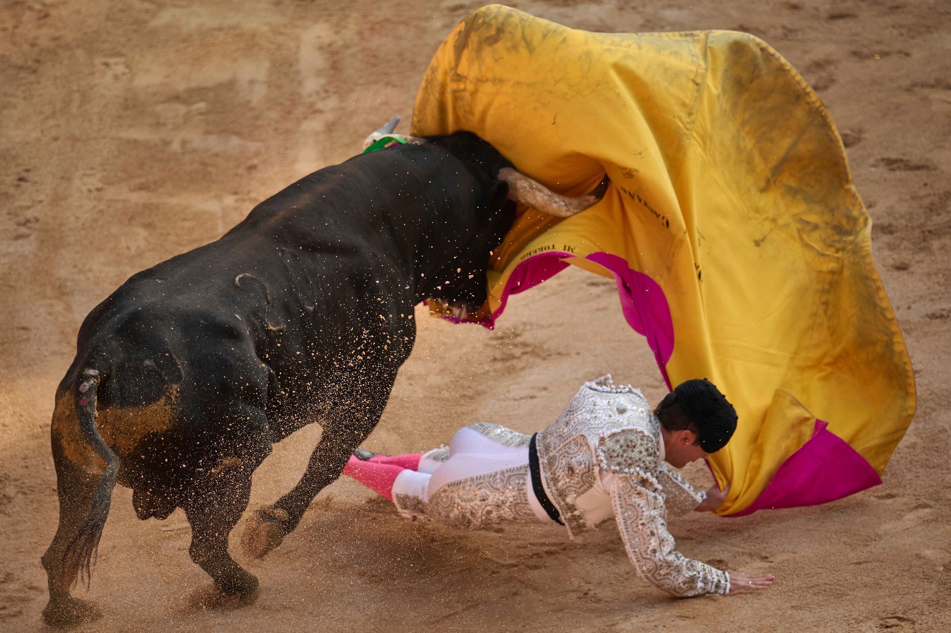 Španělsko, fiesta, korida, býčí zápasy, Pamplona