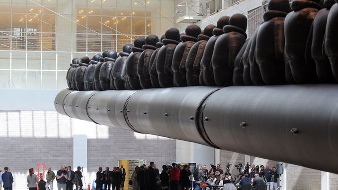 Aj Wej-wejova instalace, se kterou se budou umělci v INI Gallery "loučit".