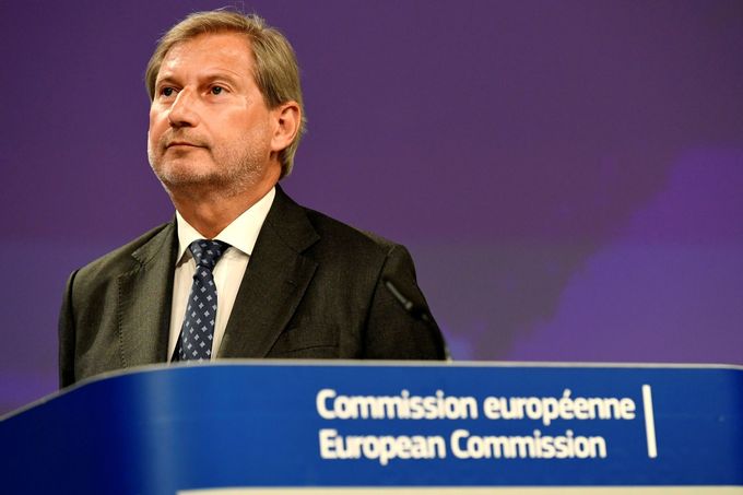 Eurokomisař Johannes Hahn