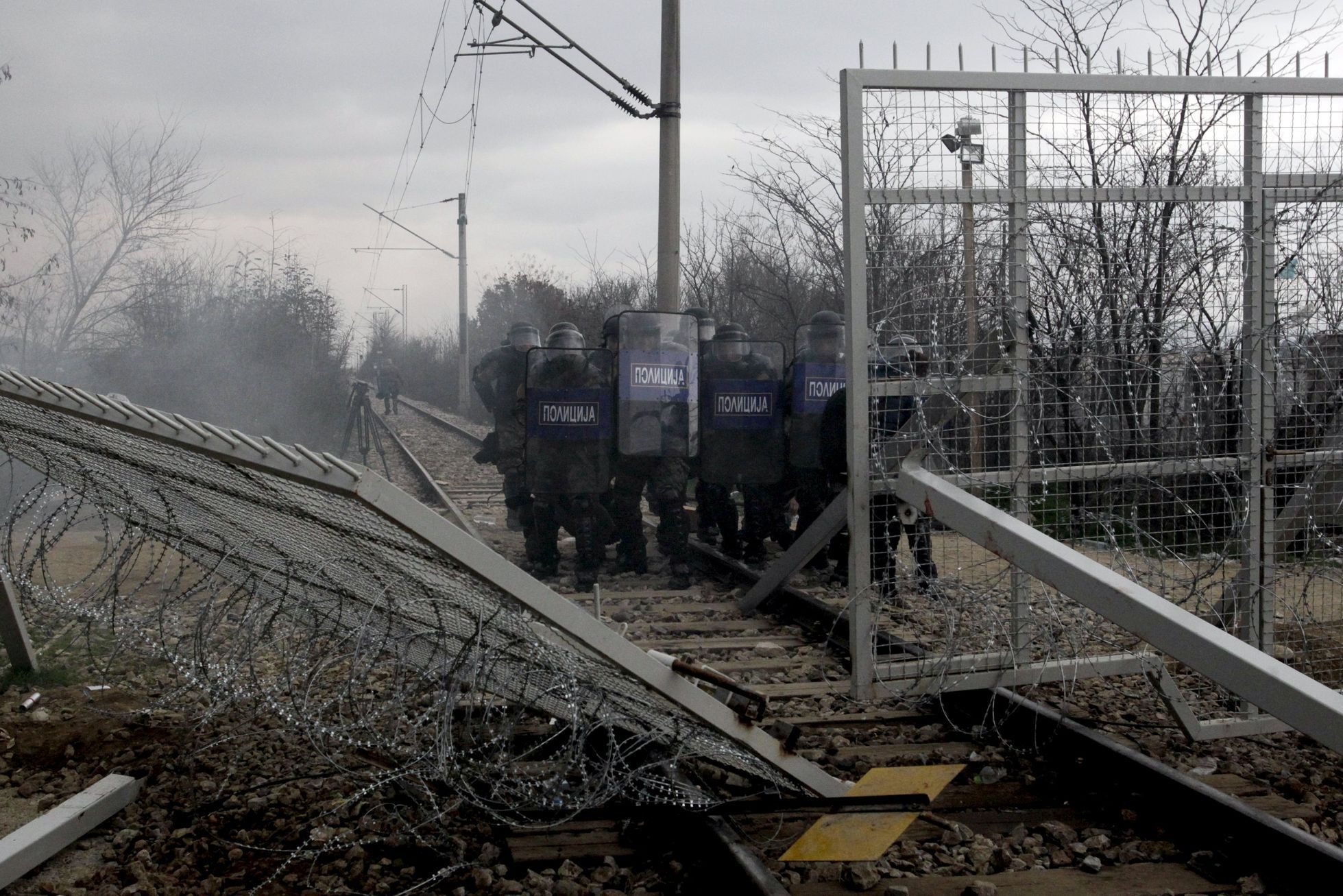 Uprchlíci v Idomeni