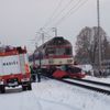 Nehoda na přejezdu v Třebechovicích