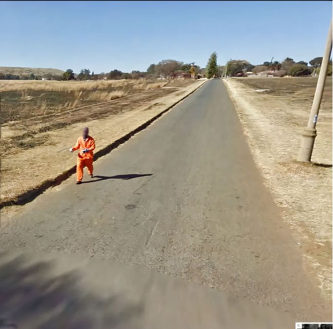 Reprofoto (výřez) z mapovací 3D služby Google Street View, kterou provozuje již přes 15 let americká společnost Google LLC.