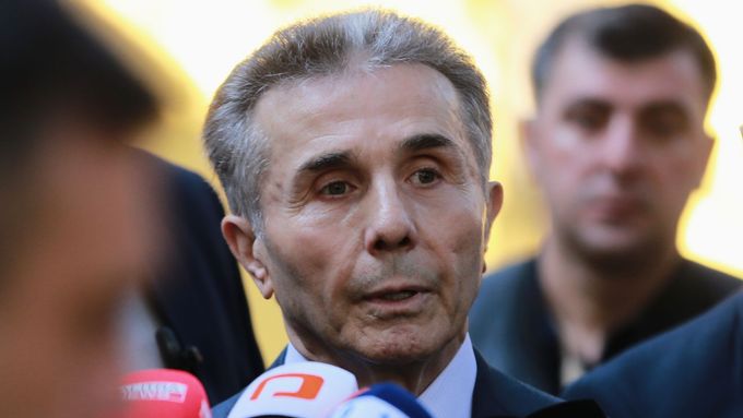 Lídr strany Gruzínský sen Bidzina Ivanišvili.