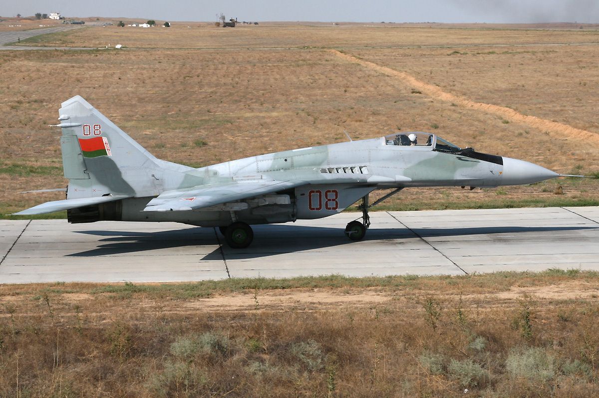 Běloruská stíhačka MiG-29