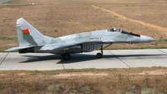 Běloruská stíhačka MiG-29