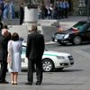 Bush v Praze - uvítací ceremoniál