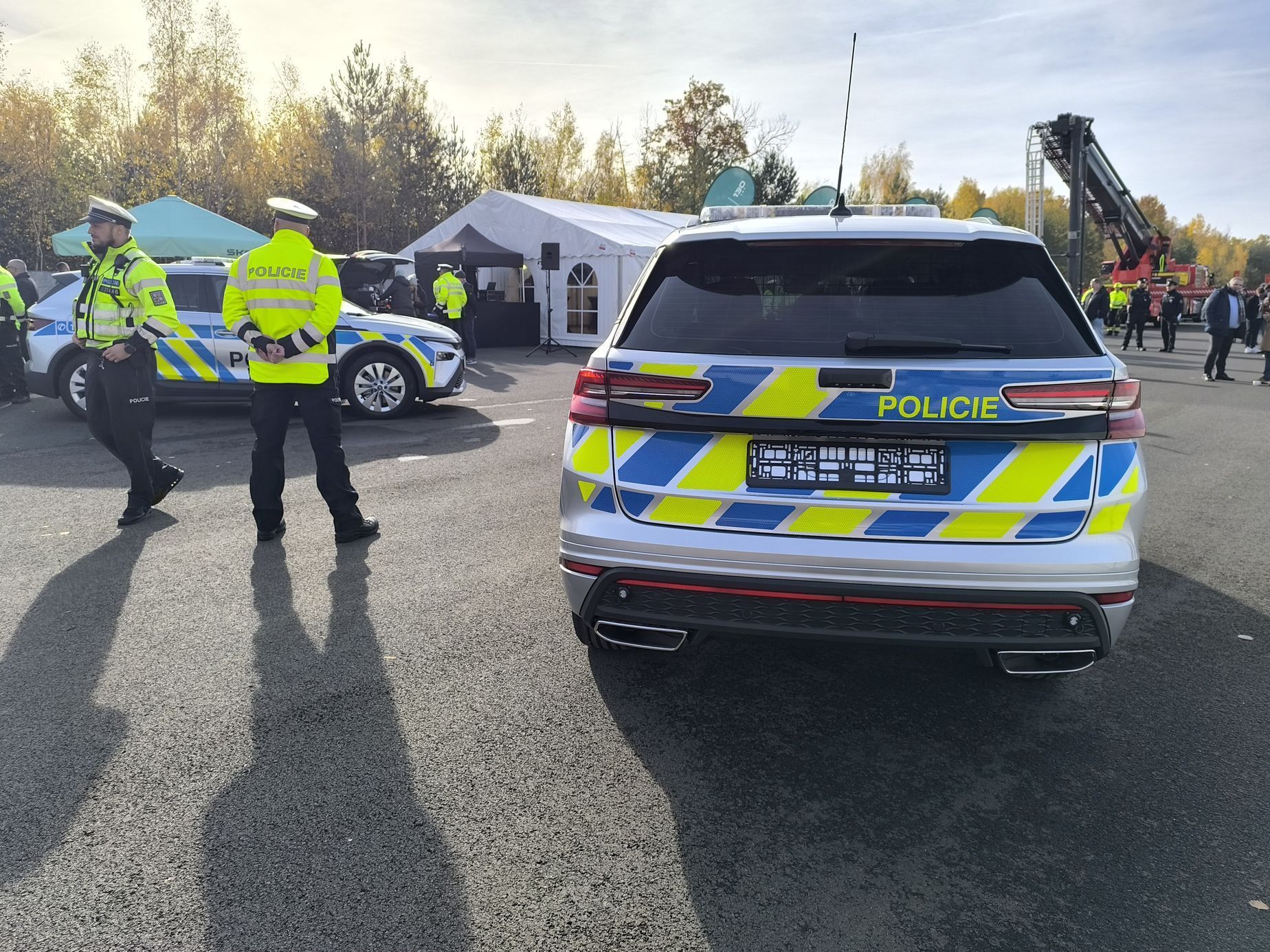 Policie Škoda Kodiaq  předávání nových vozů