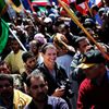 Tim Hetherington na demonstraci v libyjském Benghází