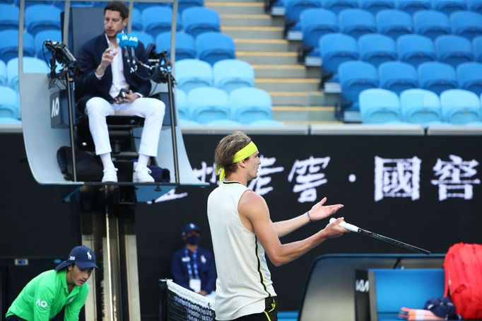 Australian Open 2021, osmifinále (Alexander Zverev)