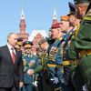 Vojenská přehlídka v Moskvě ke Dni vítězství / Moskva / Rudé náměstí / Rusko / Vladimir Putin