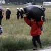 Vyklízení uprchlického tábora v Idomeni