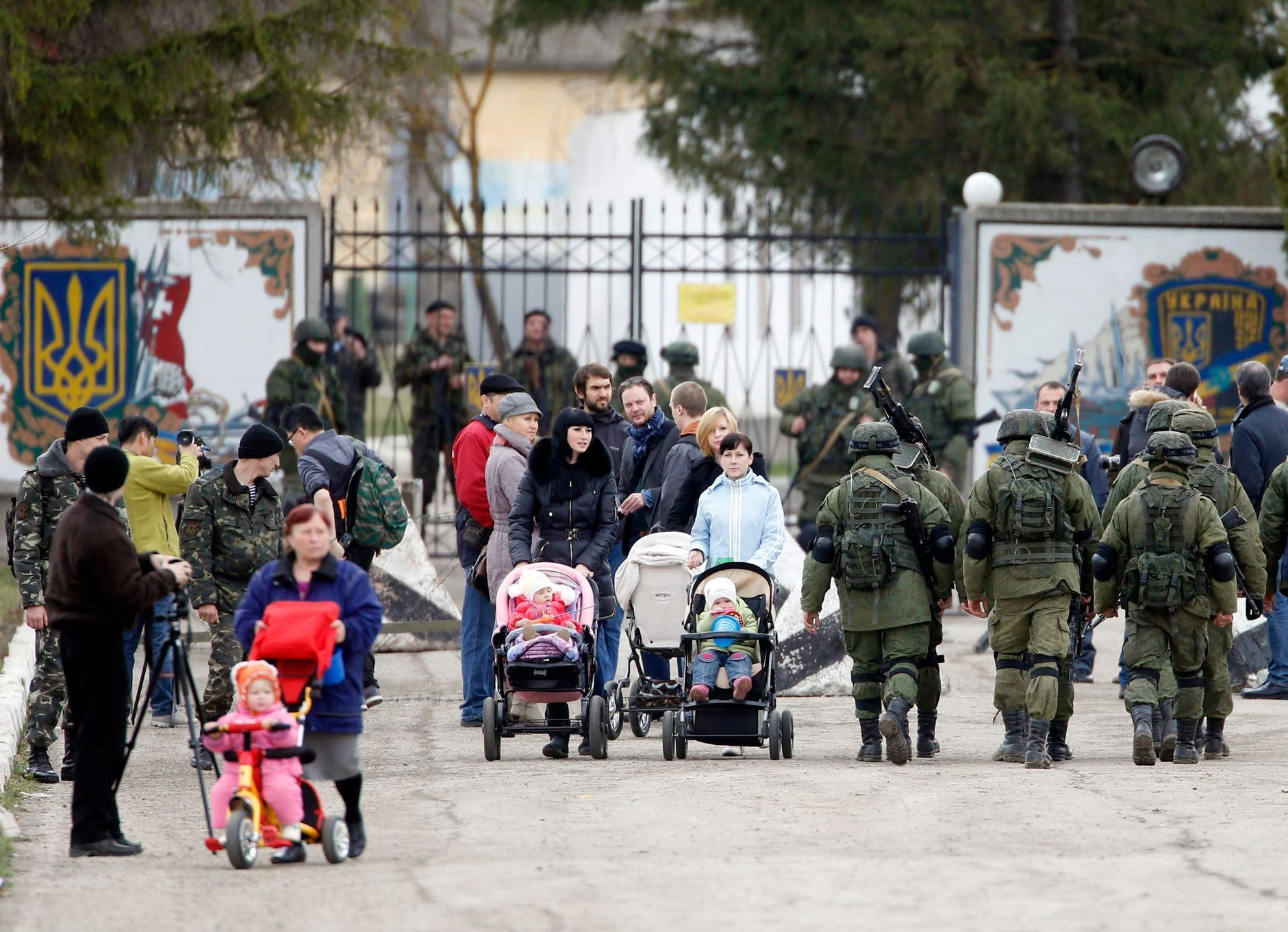 Ukrajina - Krym - Privolnoje - 5. března 2014