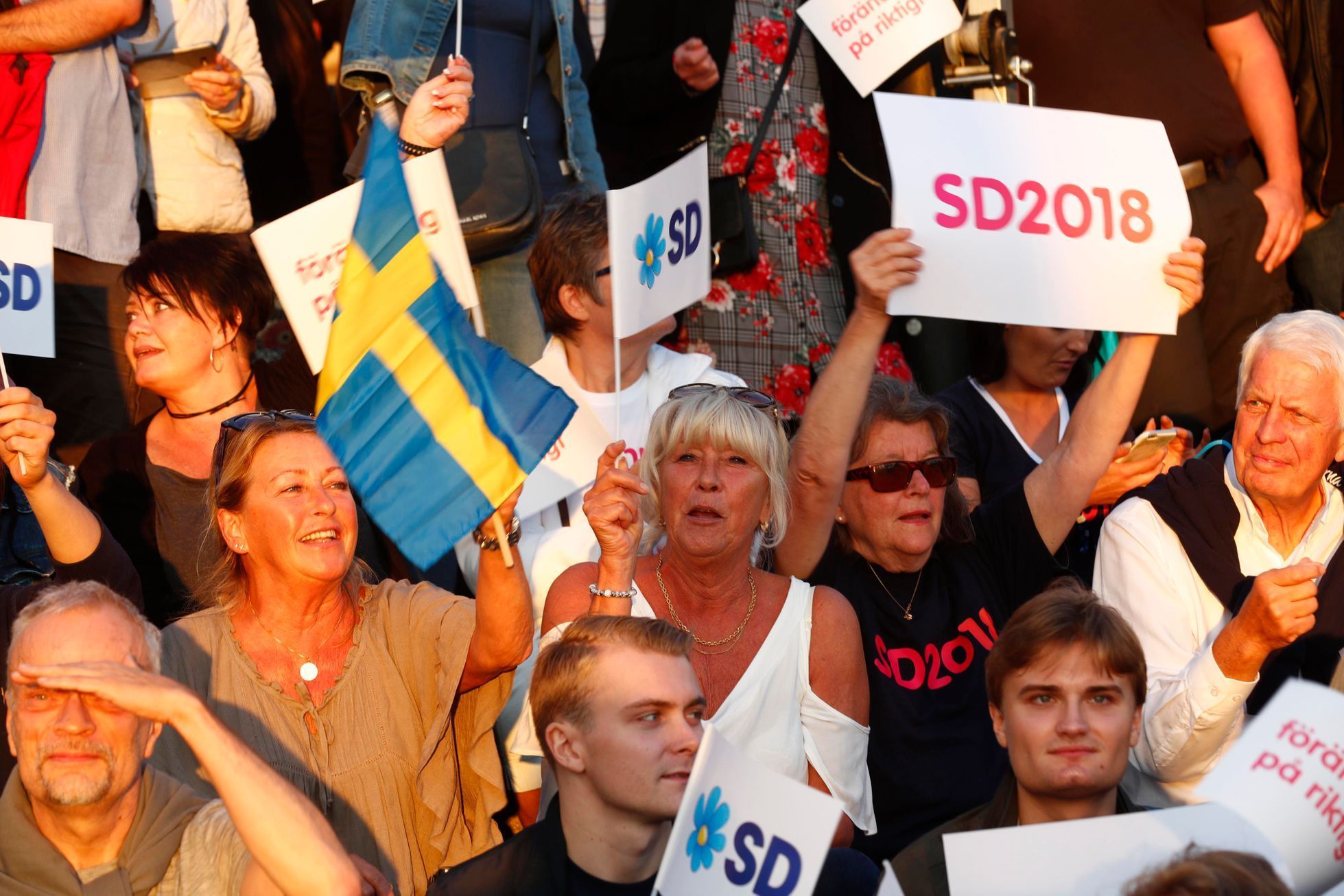 Voliči Švédských demokratů - volby 2018