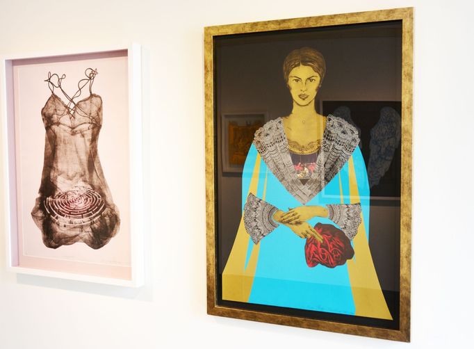 Z výstavy Křehkost jako síla výtvarnice Míly Fürstové.