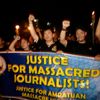 Filipíny - novináři protestují proti masakru