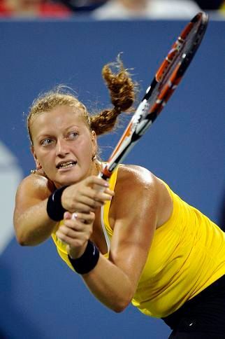 Kvitová v zápase proti Safinové