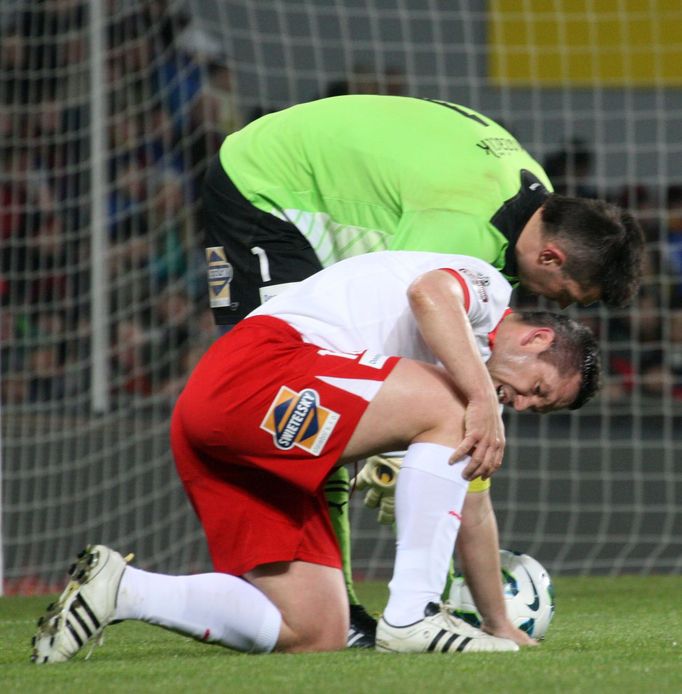 Fotbal, Sparta - Plzeň: Matúš Kozáčik a Vladimír Darida