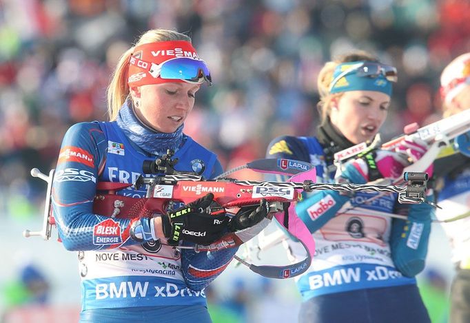 Biatlon, SP NMNM, smíšené dvojice: Eva Puskarčíková