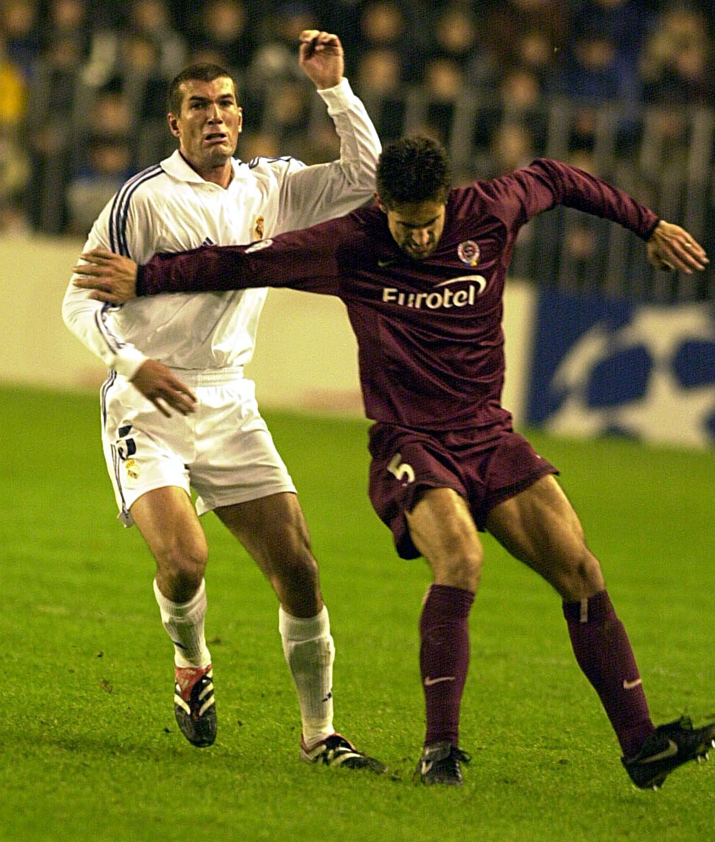 Sparta - Real Madrid, Liga mistrů 2001, Zidane, Flachbart