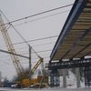 Stavba mostu ve Studénce
