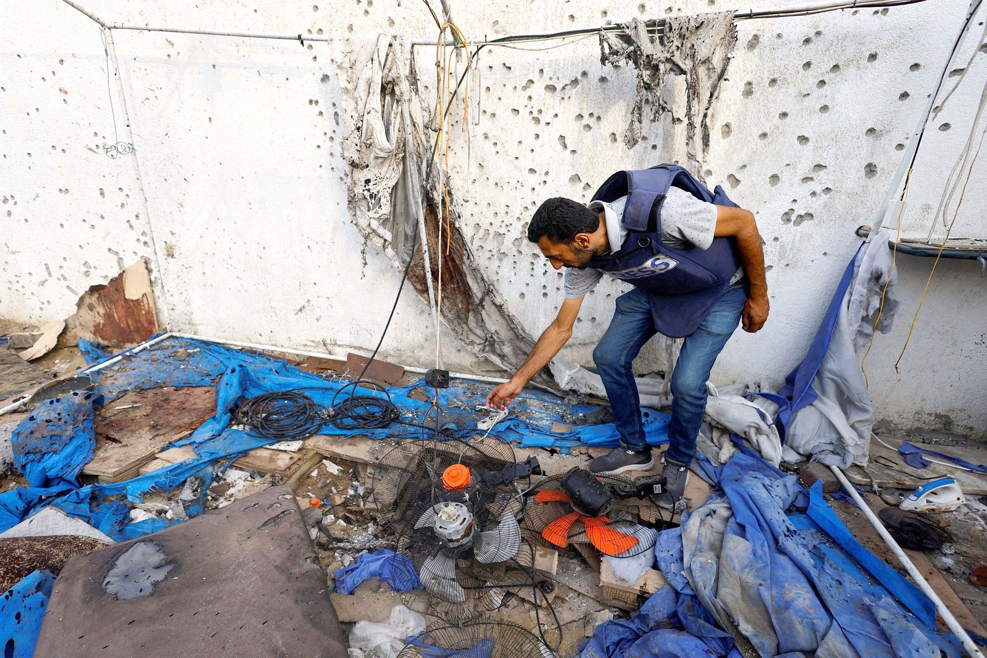 Gaza, novináři, smrt, Al-Džazíra, Anas al-Sharif , Izrael, Palestina, boj,