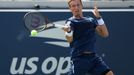Jiří Lehečka v zápase 3. kola US Open s Raphaëlem Collignonem