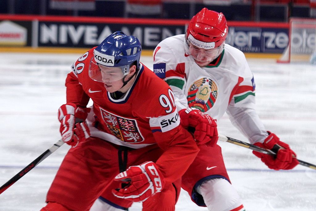 MS v hokeji 2013, Česko - Bělorusko: Tomáš Hertl - Ilja Šinkevič