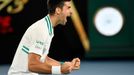 Novak Djokovič slaví triumf ve finále Australian Open 2021