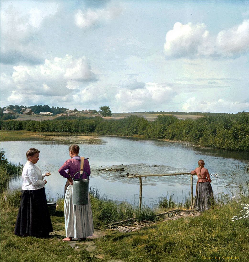 Rusko, kolorované fotografie, historie, staré Rusko, carské Rusko