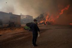 V Řecku hoří chráněné lesy, zasahují stovky hasičů. Ochránci se bojí o vzácné ptáky