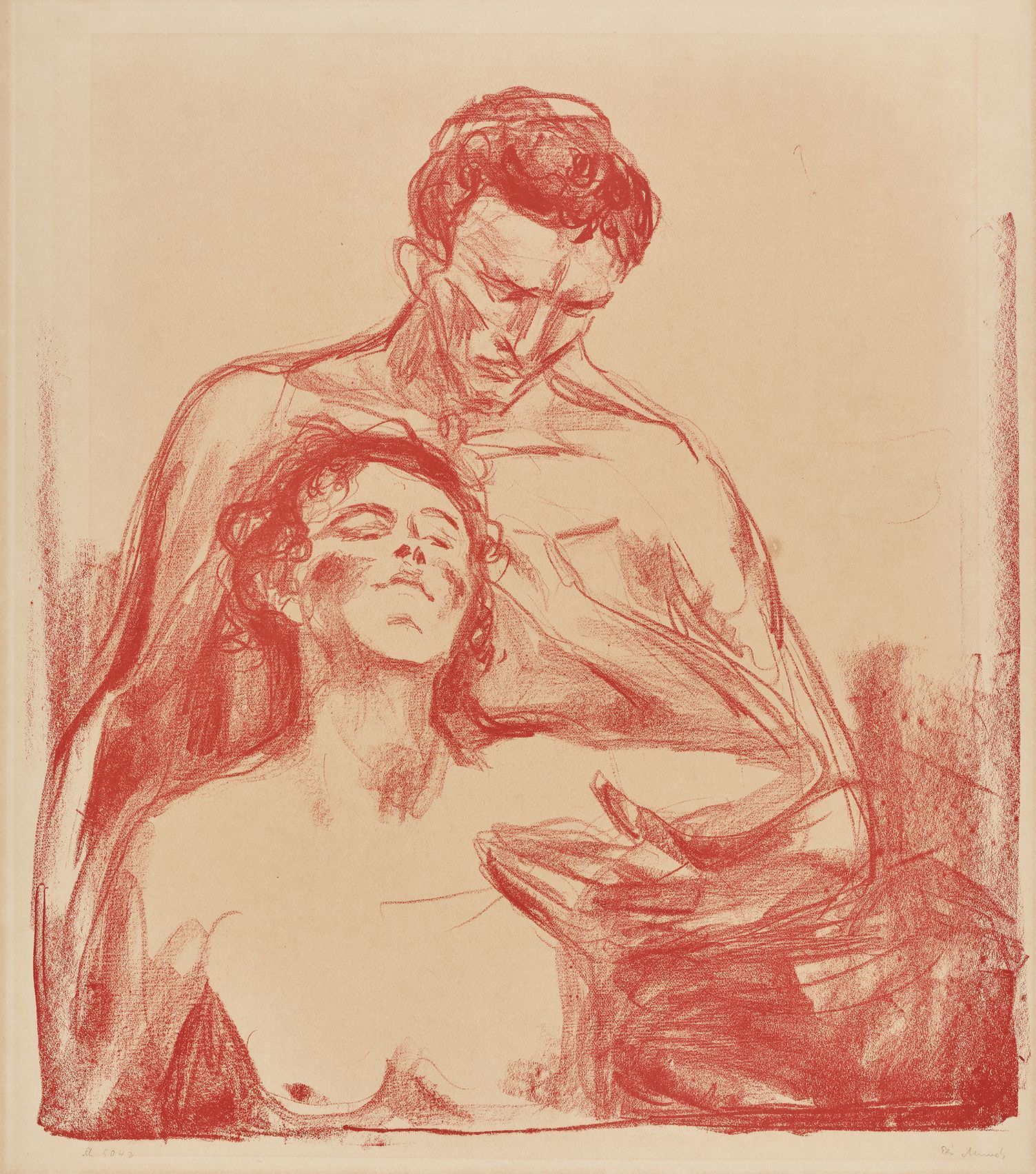 Edvard Munch (1863–1944) Dva lidé 1920