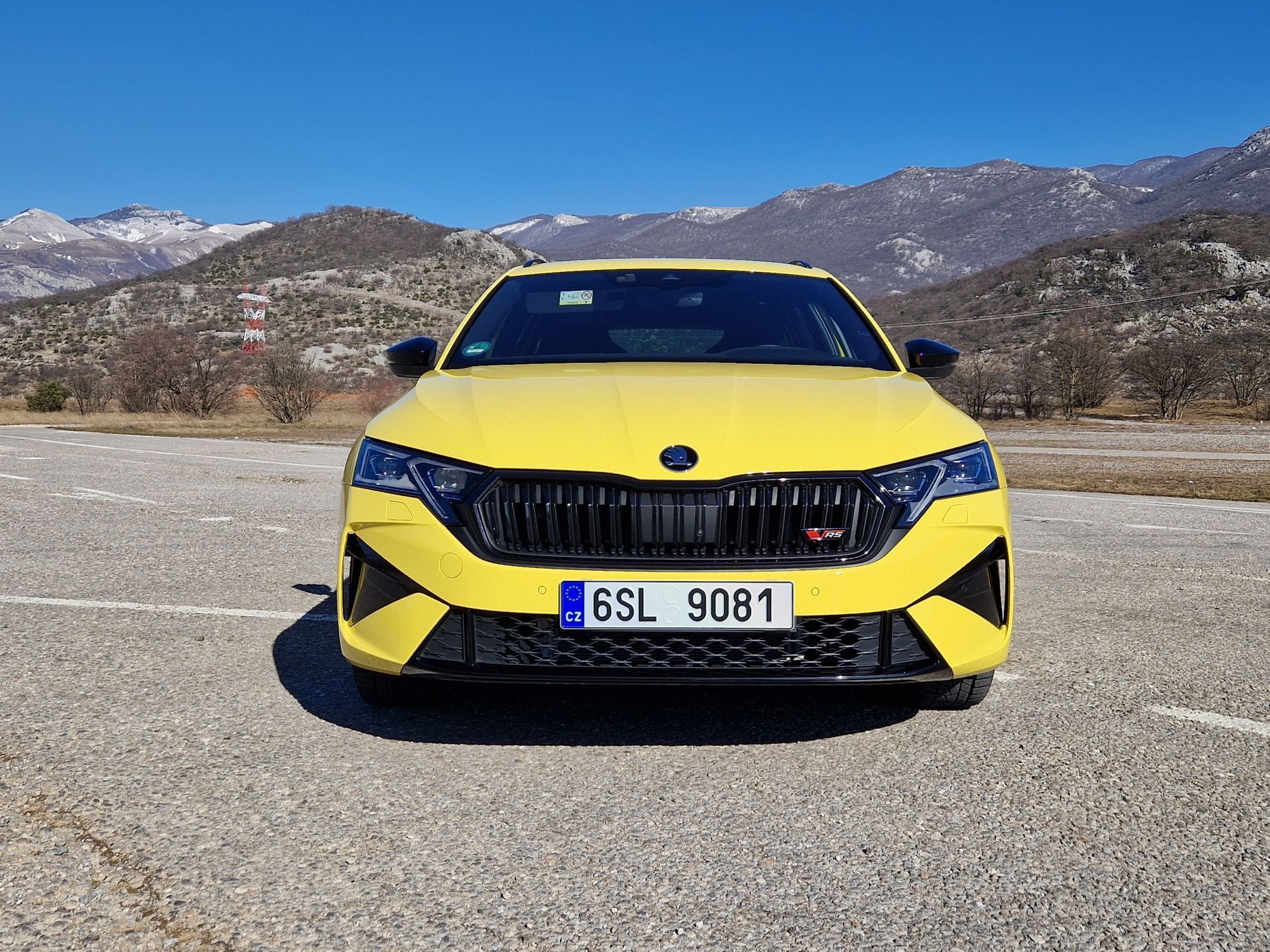 Škoda Octavia RS jízdy Chorvatsko