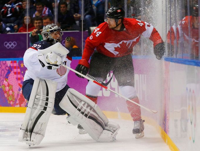 Kanada - USA: Marc-Edouard Vlasic (44) - Jonathan Quick