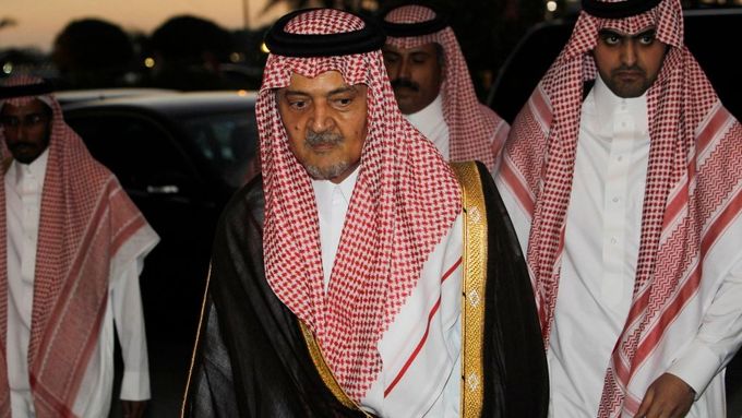 Saudi Arabia's foreign minister, Prince Saud al-Faisal