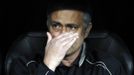 Trenér Realu Madrid Jose Mourinho při zápase Ligy mistrů s CSKA Moskva