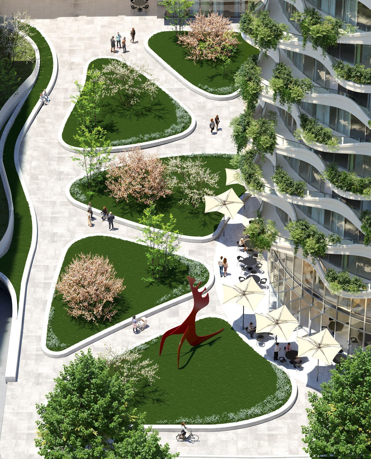 Centrum Nového Žižkova vizualizace