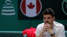 Tennis - Davis Cup Finals - Final - Caja Magica, Madrid, Spain - November 24, 2019   Canada captain Frank Dancevic during the match between Felix Auger-Aliassime and Spai