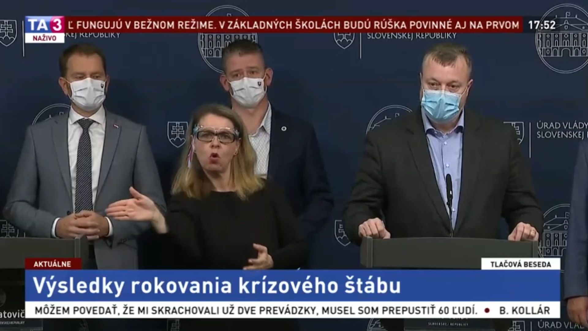 Na Slovensku je naše situace kolem pandemie ostrašujícím příkladem