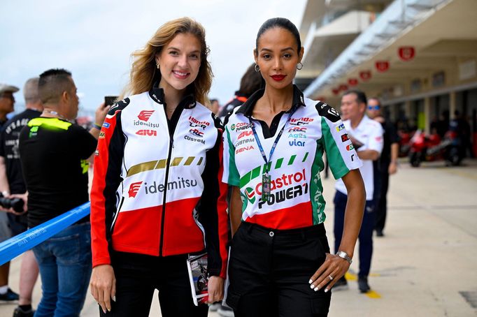 Grid girls na závodě MotoGP v Austinu