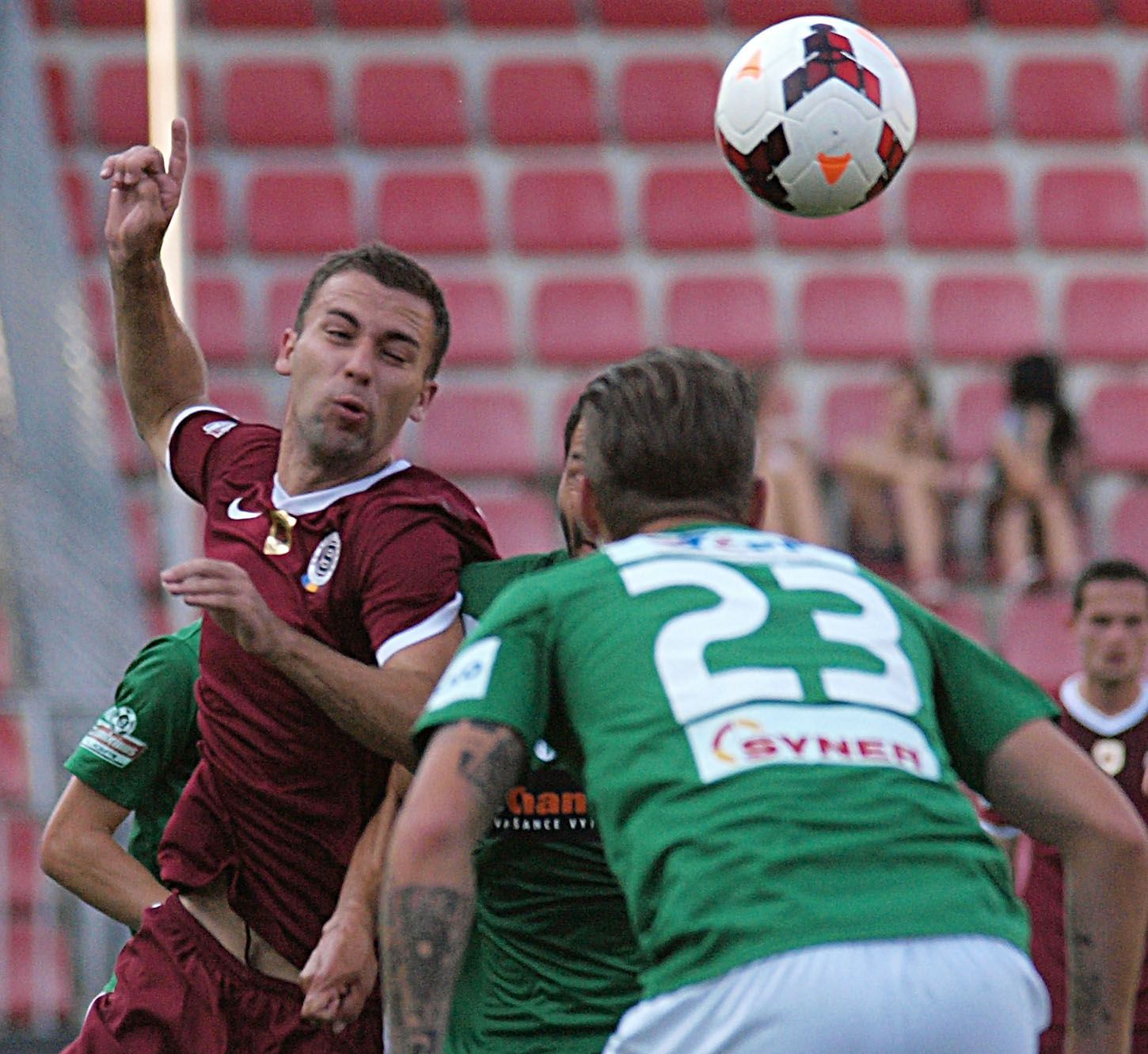 Sparta - Jablonec: Vít Beneš, Josef Hušbauer
