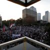 Protesty na Jakartě
