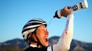 Daniel Polman se osvěžuje při Race Across America 2019.