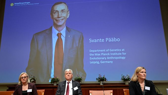 Nobelovu cenu za fyziologii a lékařství za rok 2022 dostane švédský odborník na evoluční genetiku Svante Pääbo.