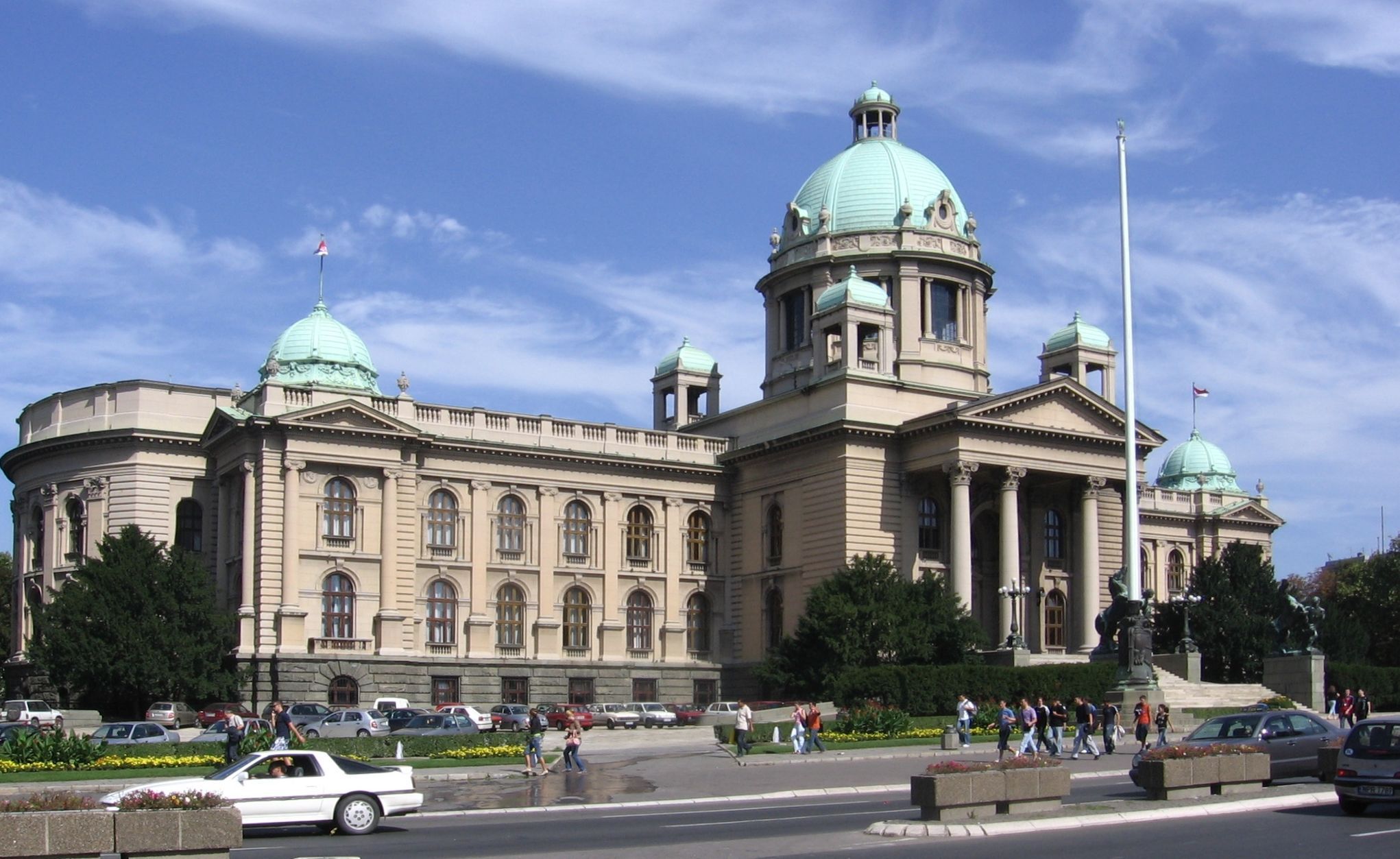 parlament, bělehrad, srbsko