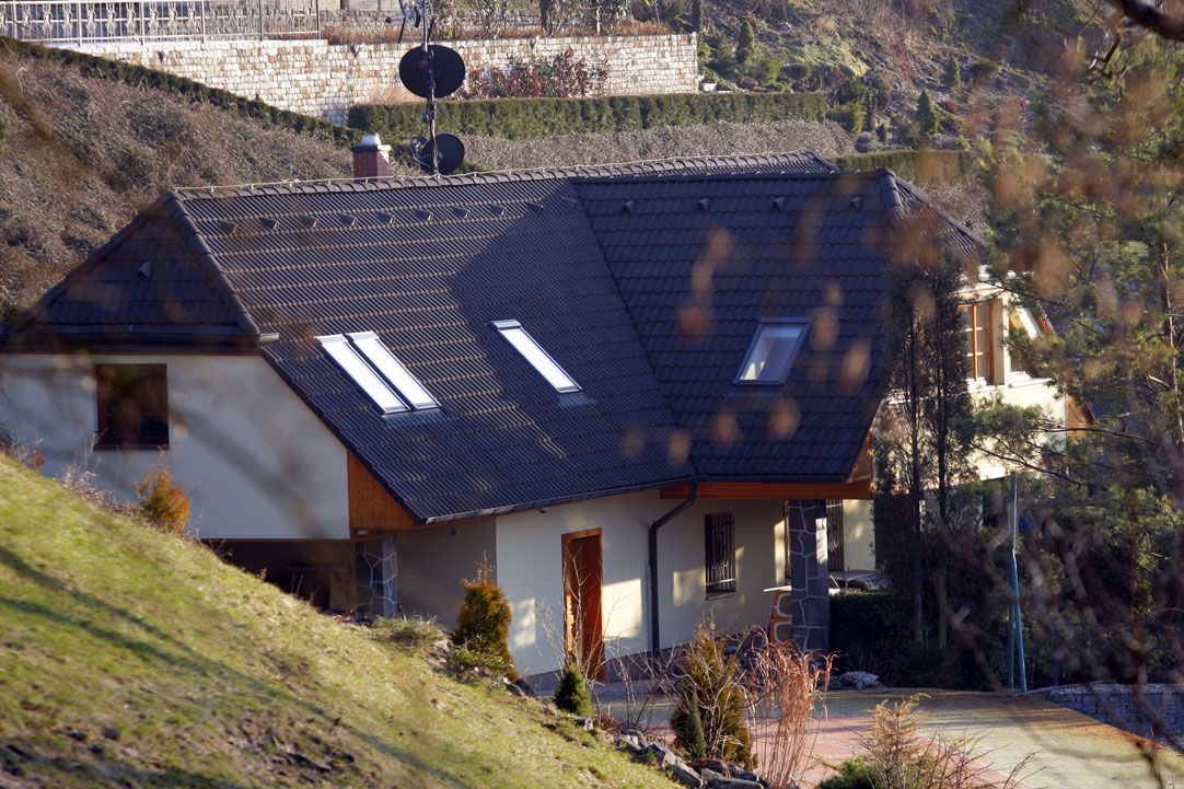 Dům Patrika Oulického v Moravanech v únoru 2011