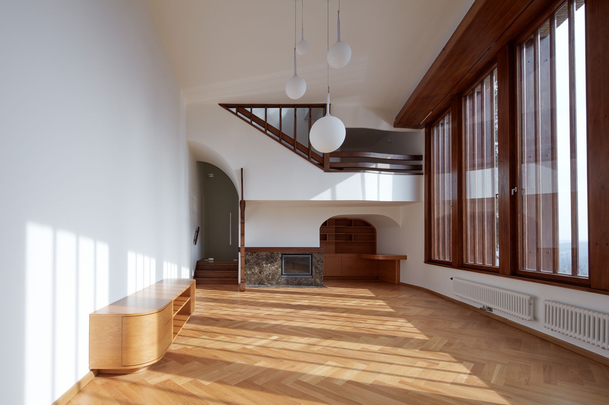 vila, funkcionalismus, architektura, Barrandov