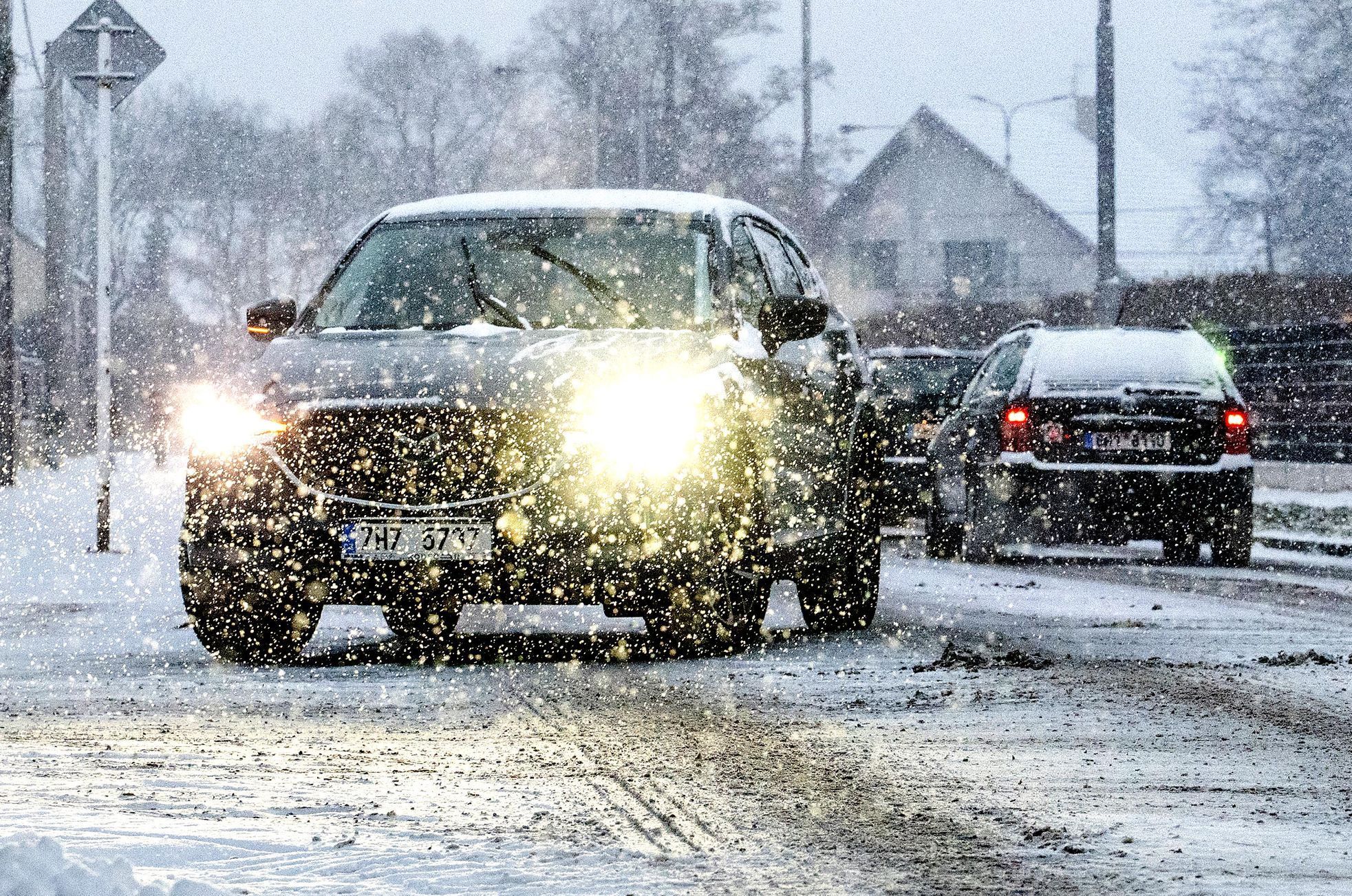 Česká republika, sníh, doprava, sněžení, kalamita